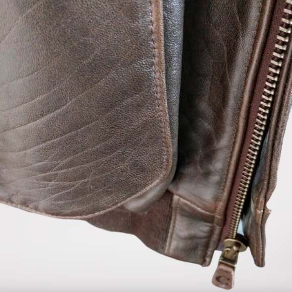 The Cockpit Type A-2 Hand Tanned Leather Men’s Bomber Jacket - Picture 8 of 15